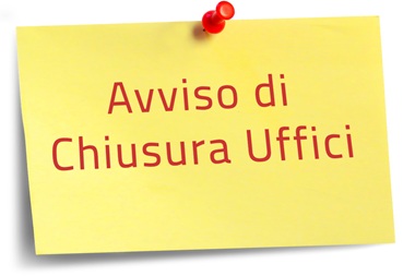 Clicca per accedere all'articolo CHIUSURA UFFICI DI SEGRETERIA LUNEDI' 1 GIUGNO 2026